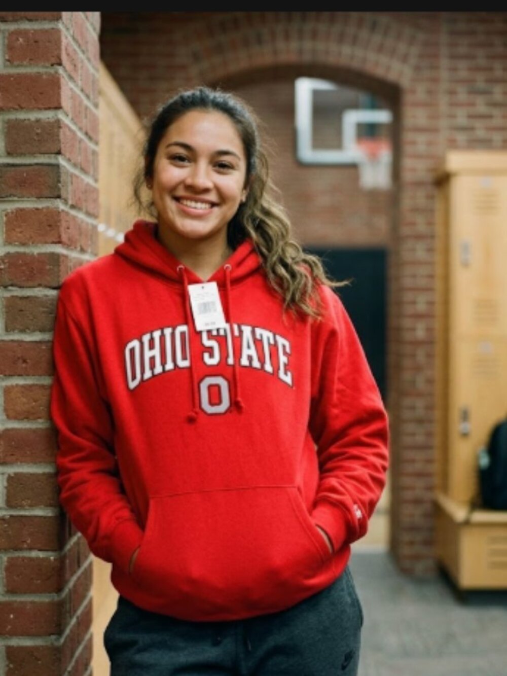 Ohio State Buckeyes Girl's Sweatshirt L‎ 14-16 Red